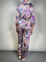 Set Morado Estampado