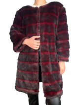 Abrigo Peludo Morado