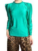 Polera Verde Satinada