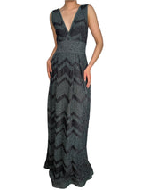 Vestido Fibras Metalizadas