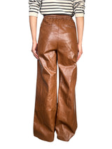 Pantalón EcoCuero Café