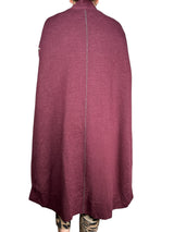 Capa Tejida Morada/Gris