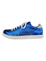 Zapatillas Azul Metallic Tachas