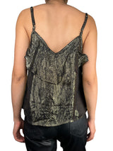 Blusa Dorada/Negro