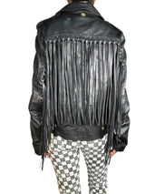 Chaqueta Cuero Roberto Cavalli x Falabella