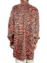 Blusa Print Zebra Salmon
