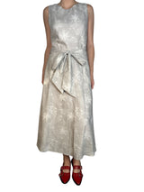 Vestido Gris Flowers