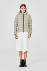 Parka Matcha Con Capucha Mujer - Sin Batería