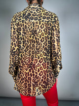 Blusa Traslucida Leopardo