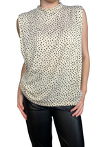 Polera Lunares y Fibras Metalizadas