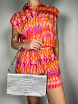 Cartera Clutch Silver