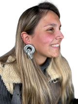 Aros Plateados Metallic Mini