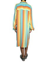 Vestido Viscosa Rayas