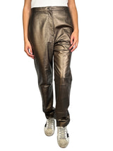 Pantalón Bronce Cuero