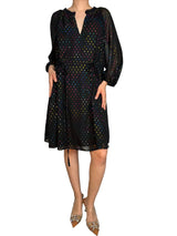 Vestido Puntos Multicolor