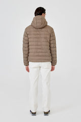 Parka Café con Capucha Hombre - Sin Batería