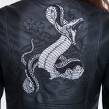 Campera N21 Black Ecocuero