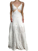 Vestido Blanco Cut-Out