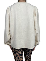 Polerón Beige Bordado Frontal