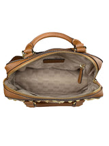 Cartera Satchel Cuero