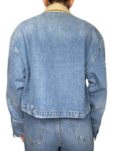 Chaqueta Denim con cierre
