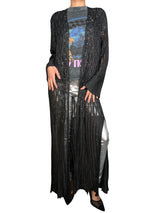 Kimono Tejido Con Aplicaciones