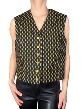 Gilet Estampado Vintage