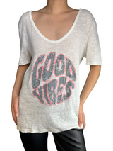 Polera Good Vibes Lino