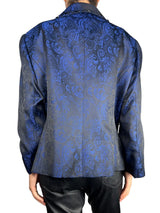 Blazer Lace Azul Brillos