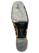 Botas Print Taco Ancho Strass