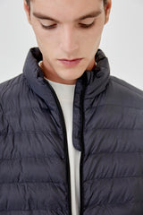 Parka Gris Sin Capucha Hombre - Sin Batería