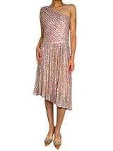 Vestido Lentejuelas Asimétrico
