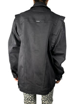 Chaqueta Negra Hebillas