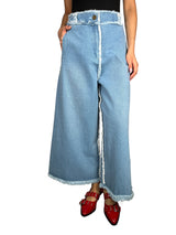 Jeans Culotte Detalles Desflecados