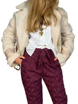 Chaqueta Lana Y Cuero