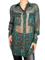 Blusa Seda Traslucida