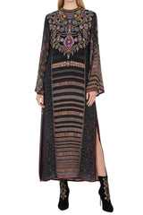 Vestido Estampado Seda