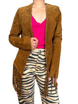 Chaqueta Flecos y Aplicaciones