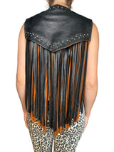 Gilet Cuero Flecos