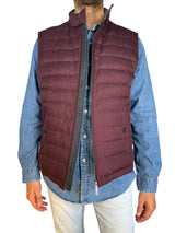 Parka Burdeo Sin Mangas