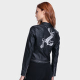Campera N21 Black Ecocuero