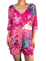 Polera Estampada Hojas