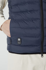 Parka Azul Sin Mangas Sin Capucha Hombre - Sin Batería