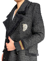 Abrigo Tweed Fran Larrain x Basement