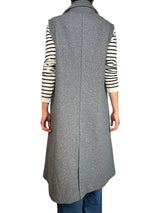 Abrigo Gris Sin Mangas