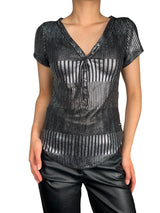 Polera Fibras Metalizadas