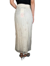 Falda Bordada Mostacillas