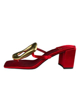 Sandalias Detalle Dorado