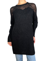 Sweater Negro Largo