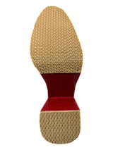 Sandalias Cuero Rojo